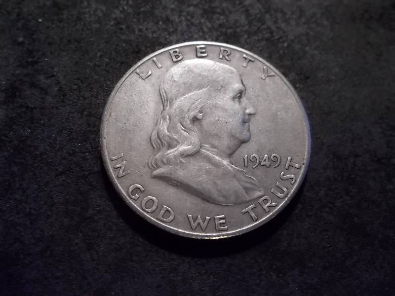1949 S  Franklin Half Dollar
