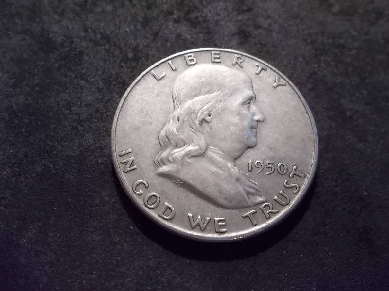 1950 D Franklin Half Dollar