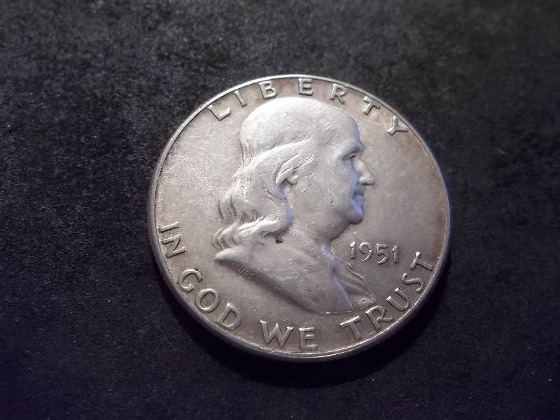 1951  Franklin Half Dollar