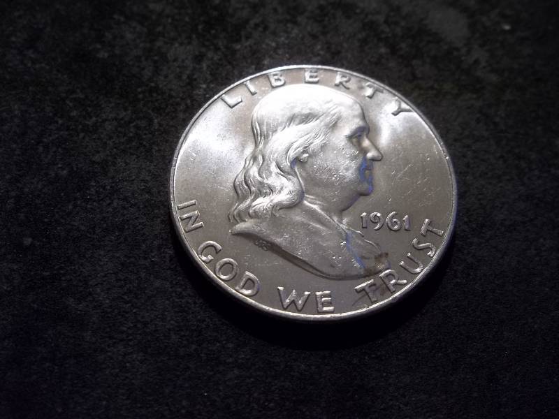 1961 D  Franklin Half Dollar