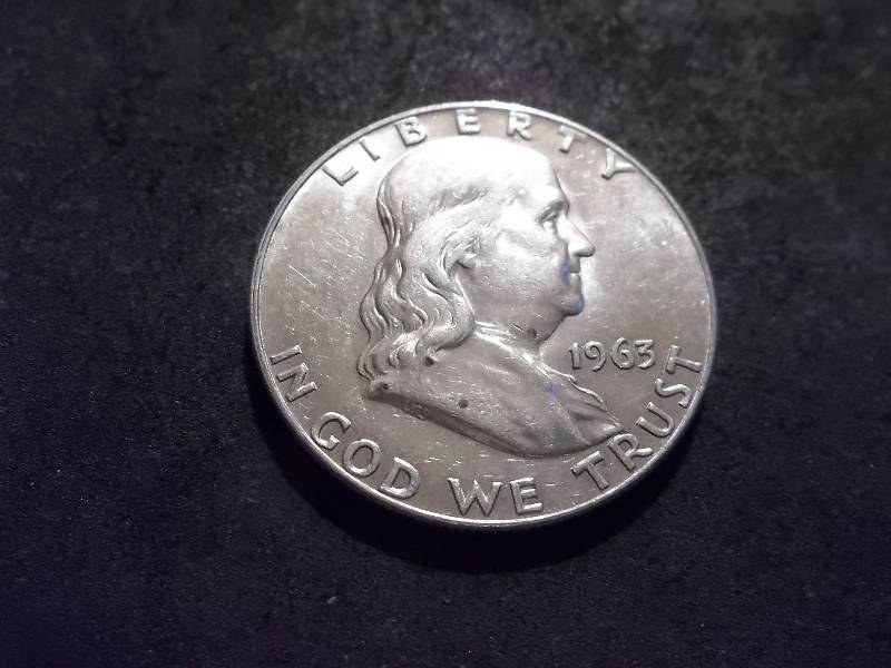 1963 D  Franklin Half Dollar