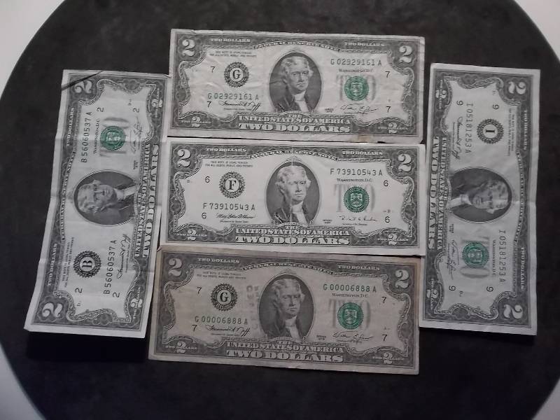 5-2 Dollar Bills