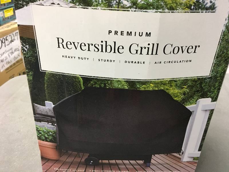 REVERSIBLE GRILL COVER, RETAIL $29.99