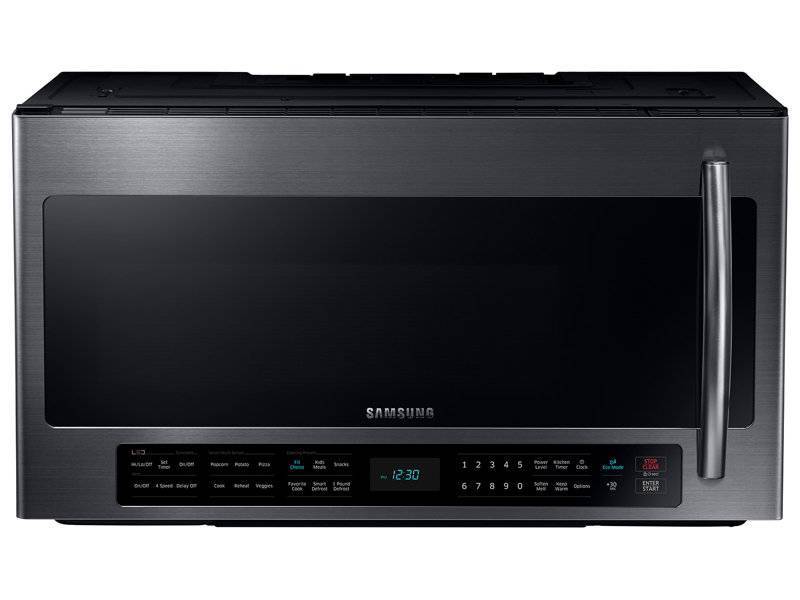 SAMSUNG OVER THE RANGE MICROWAVE OVEN, STOCK PHOTO. RETAIL $519.99