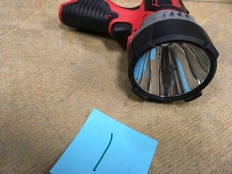 M12 true view LED spotlight in like new condition