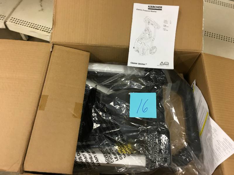 Karcher K1810 electric pressure washer not used