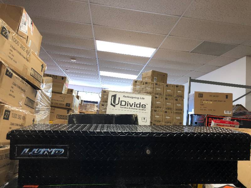 Lund 48 in. Aluminum Side Mount Truck Box, Black not used