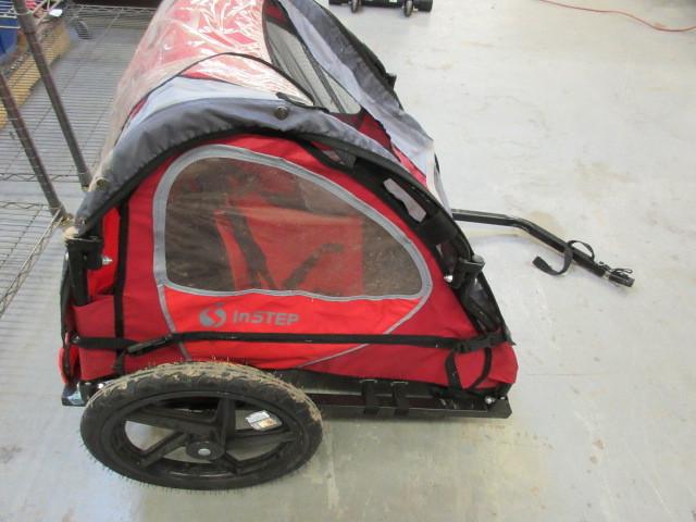 instep bike trailer red