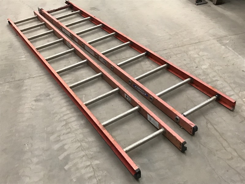 lot 8 image: Werner 20ft 300# Fiberglass Extensi...