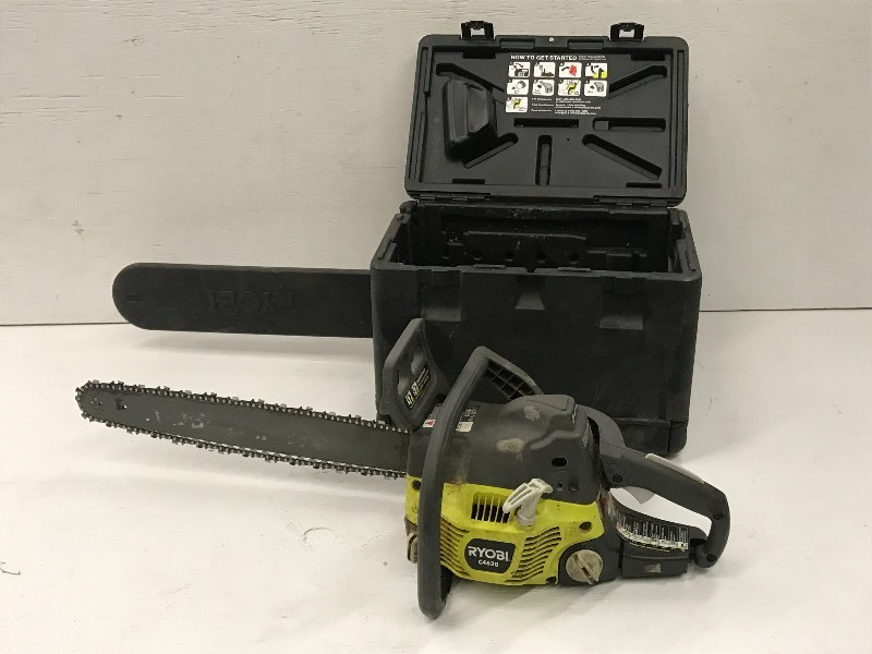 lot 22 image: Ryobi C4620 Chainsaw With Plastic C...