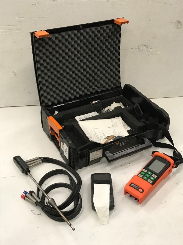 lot 32 image: Testo 325 Combustion Analyzer Kit ...