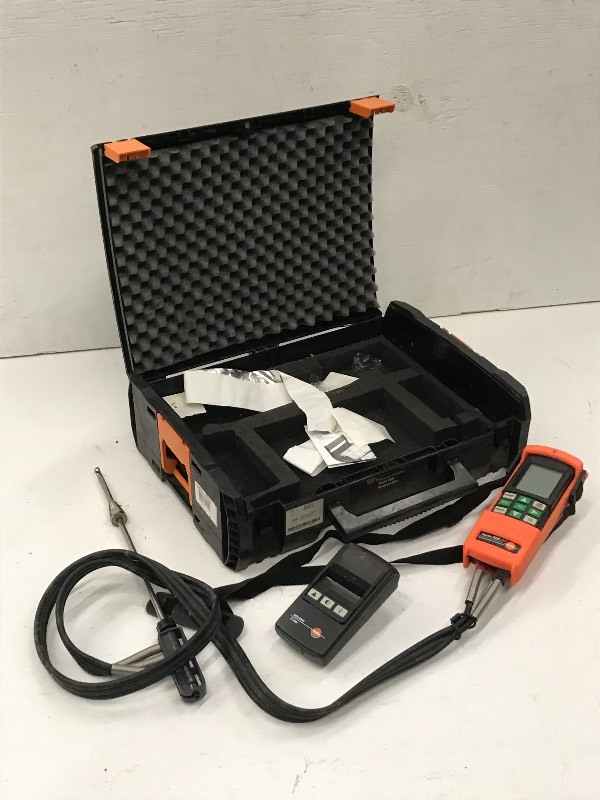 lot 33 image: Testo 325 Combustion Analyzer Kit ...