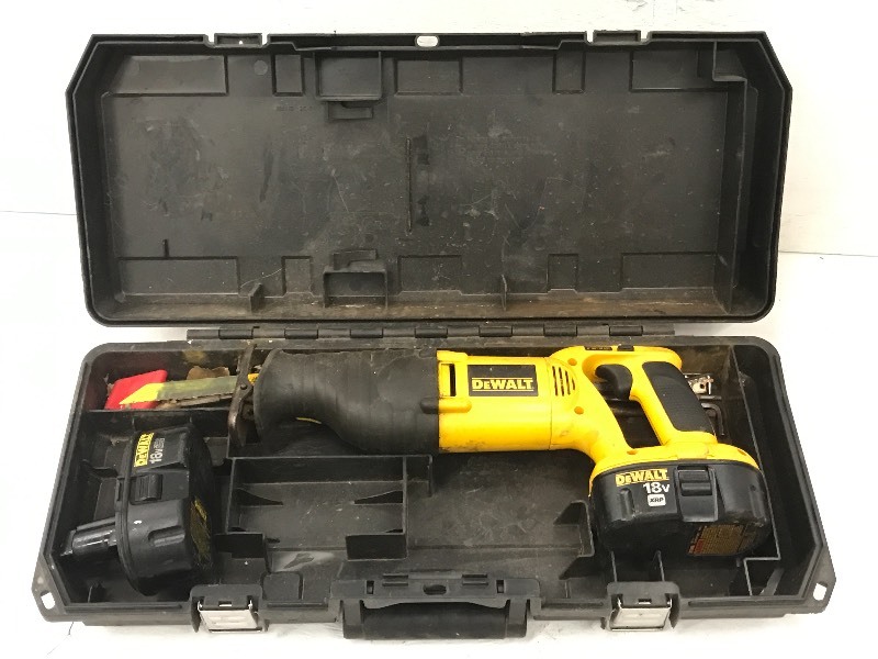 lot 51 image: DeWalt 18Volt XRP Reciprocating Saw...