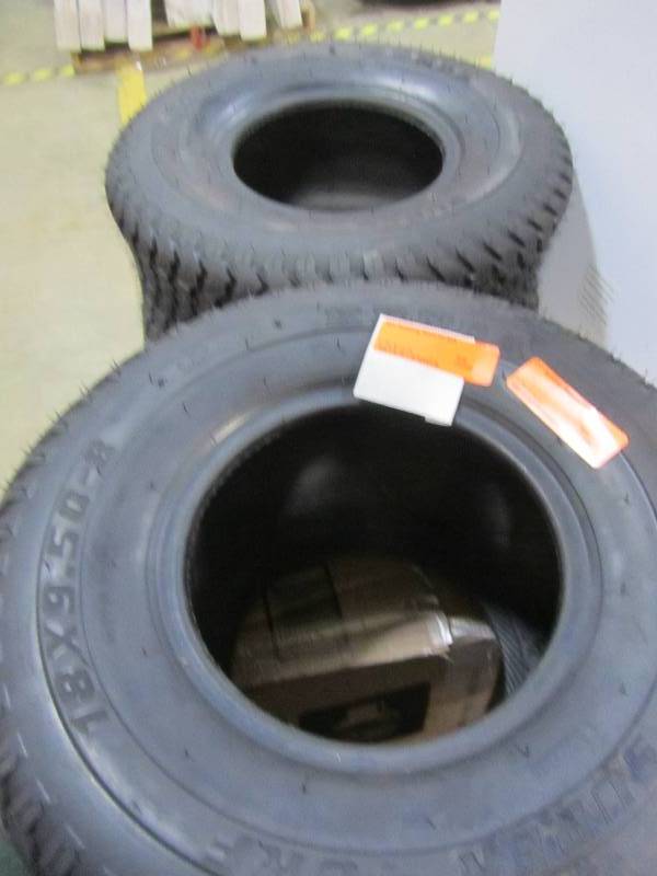 lot 2 image: Kenda Super Turf tires (lot of 2)