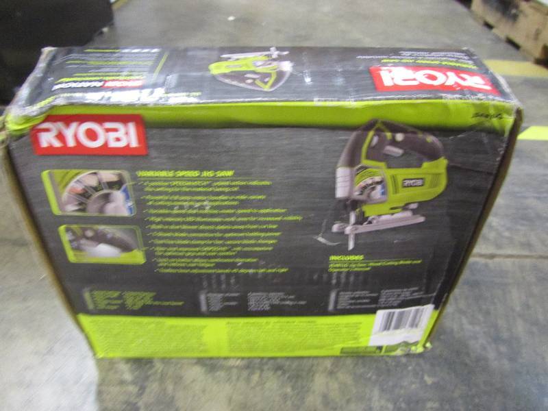 lot 8 image: Ryobi 4.8-Amp Variable Speed Orbital Jig Saw