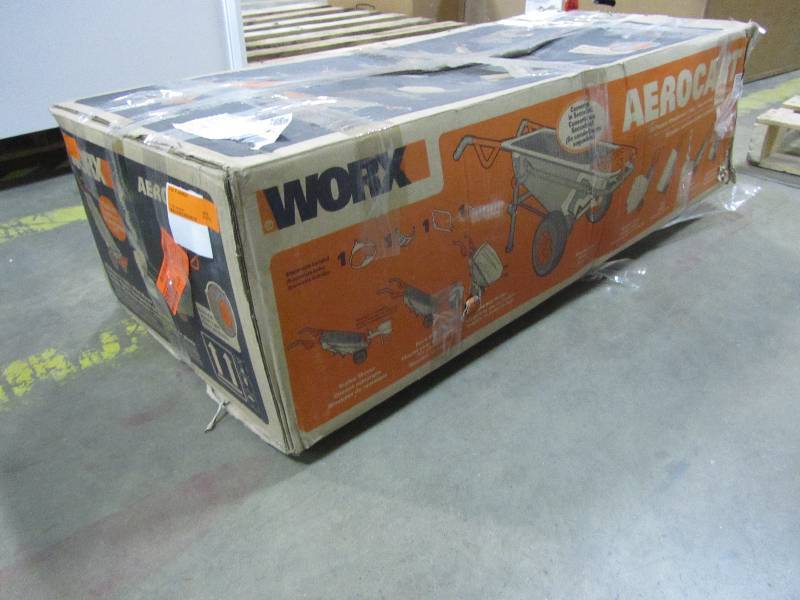 lot 22 image: Worx 4 cu. ft. AeroCart
