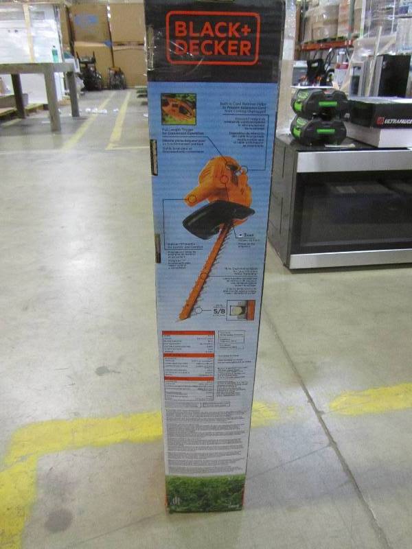 lot 51 image: BLACKDECKER 16 in. 3.0-Amp Corded Electric Hedge Trimmer