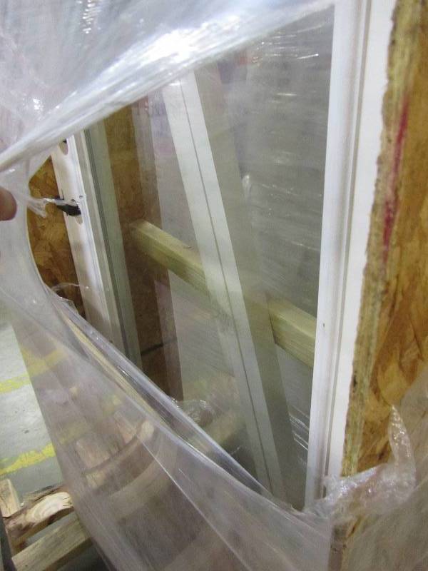 lot 58 image: Steves and Sons 32 in. x 80 in. Premium Full Lite Primed White Fiberglass Prehung Front Door