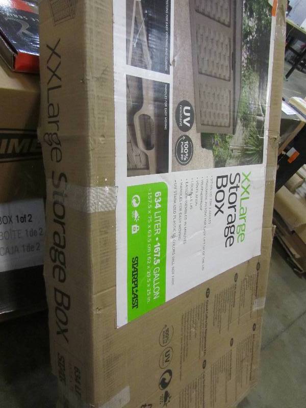 lot 61 image: Starplast 168 Gal. Extra Large Deck Box