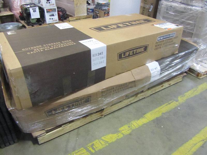 lot 63 image: Lifetime 8 ft. x 12.5 ft. Outdoor Storage Shed