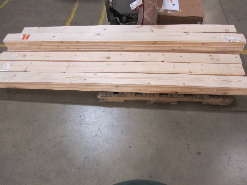 lot 70 image: UFP-Edge 1 in. x 6 in. x 8 ft. Unfinished Pine Tongue and Groove Shiplap Siding Board (6-Pack) (lot of 7)