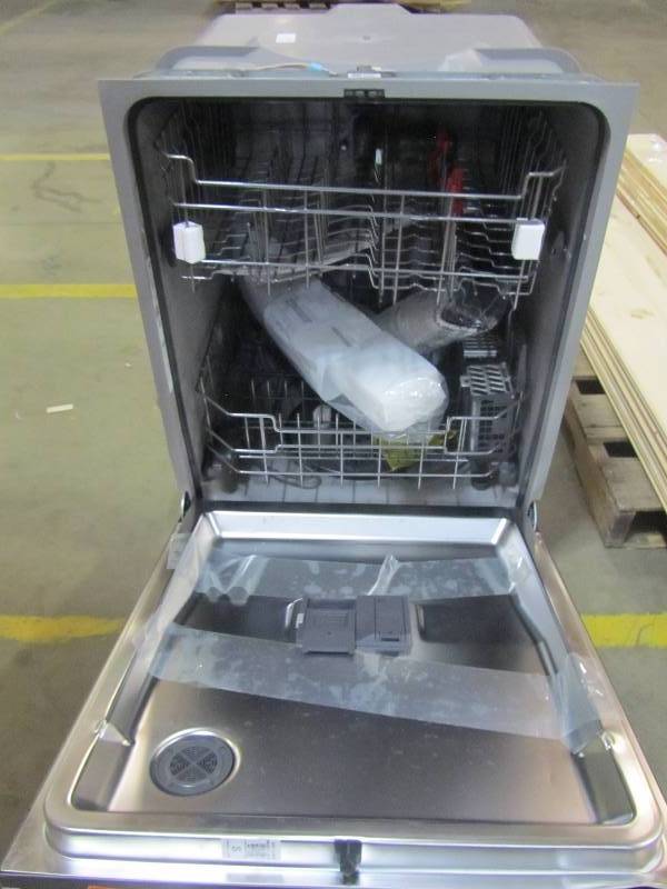 lot 73 image: GE Front Control Built-In Tall Tub Dishwasher in Slate with Steam Prewash