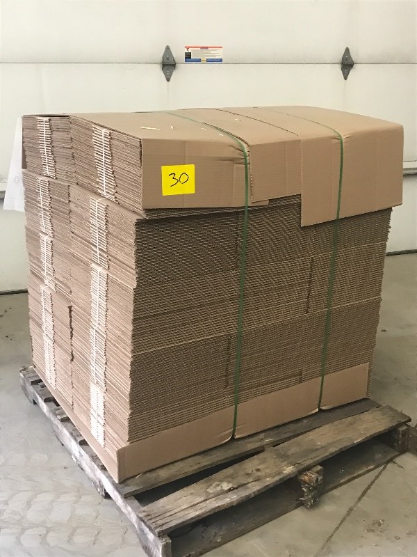 Pallet Of Shipping Boxes