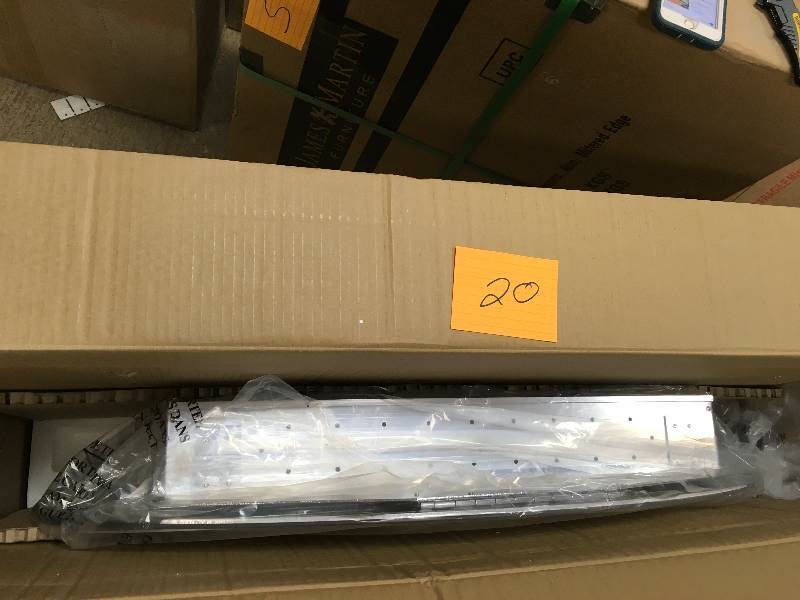 lot 20 image: Pegasus SP4583 Mirrored Oval Beveled Mirror Medicine Cabinet not used