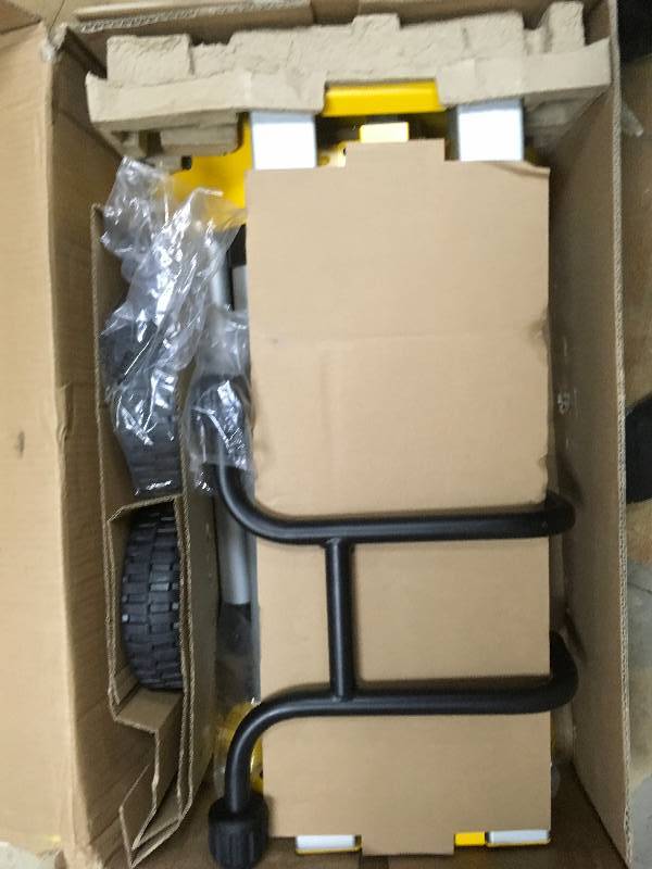 lot 60 image: Dewalt Heavy Duty Rolling Table Saw Stand not used