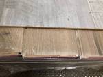 lot 102 image: LOT OF 2 PALLETS OF NEW Home Decorators Collection Kempson Ridge Oak 8 mm T x 6.26 in. W x 54.45 in. L Laminate Flooring (23.67 sq. ft.  case) 35 CASES FOR EACH PALLET