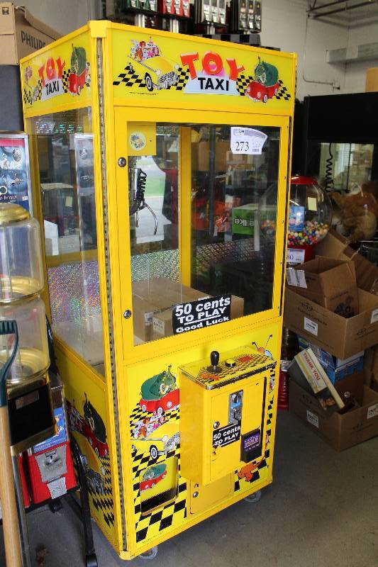 Toy Taxi $.50 Skill Crane