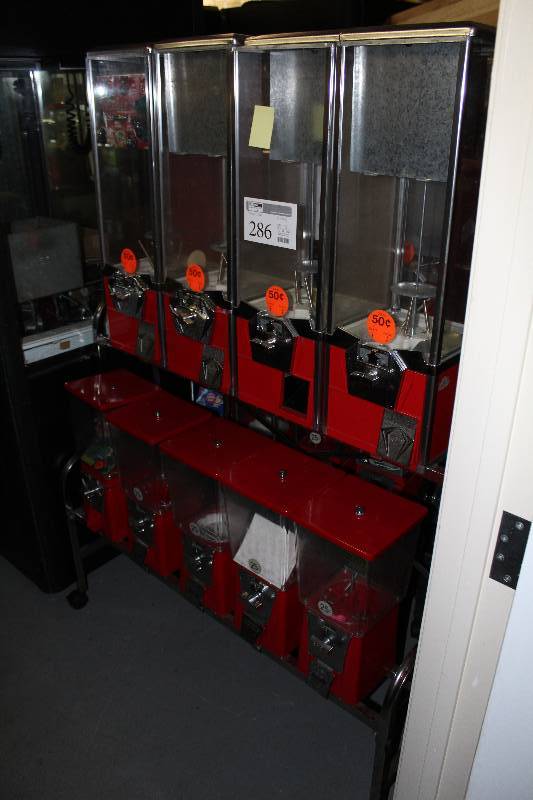 Eagle 9-Head $.50 Bulk Candy Dispenser