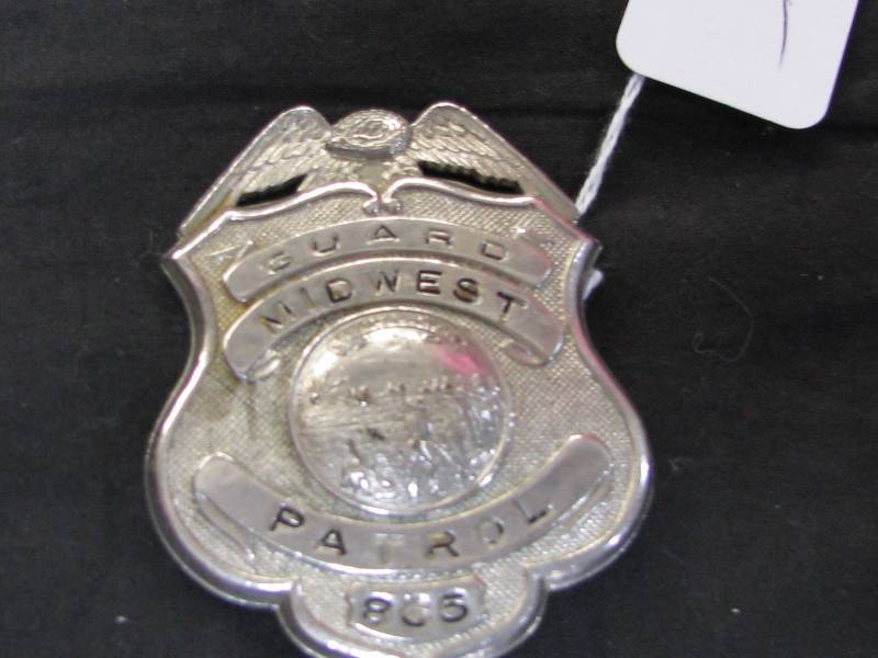lot 5 image: Guard Midwest Patrol, Mn. Retired Badge