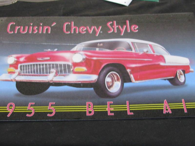 lot 67 image: Metal 1955 Bel Air Sign