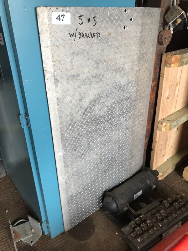 ALUMINUM DOCK PLATE