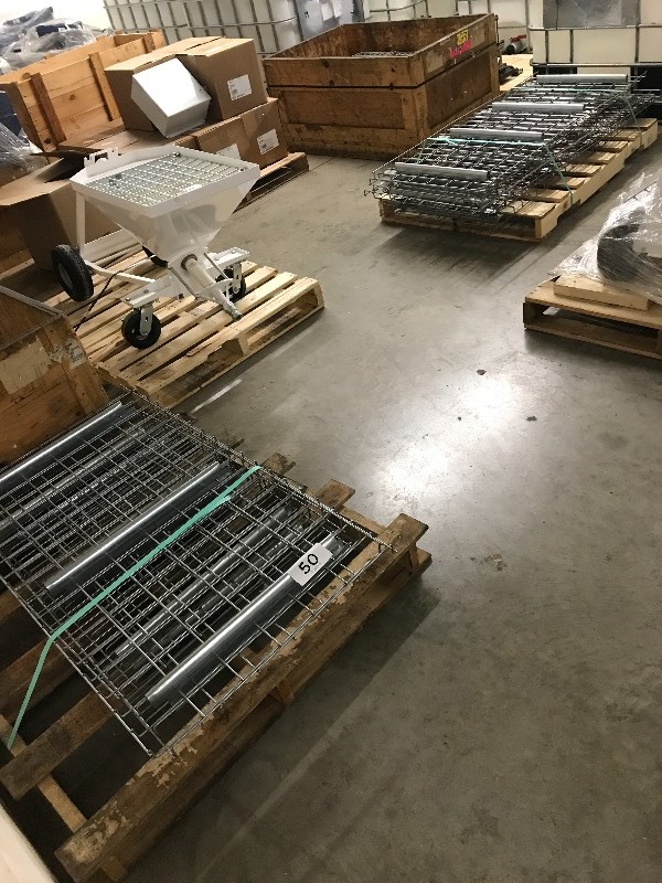 3 BUNDLES OF PALLET RACKING DECKING
