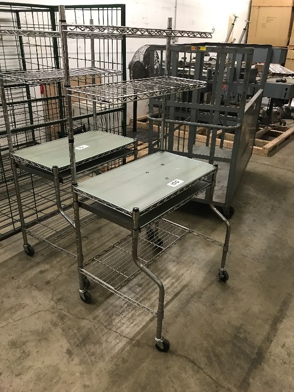 WIRE RACK WORK STATION