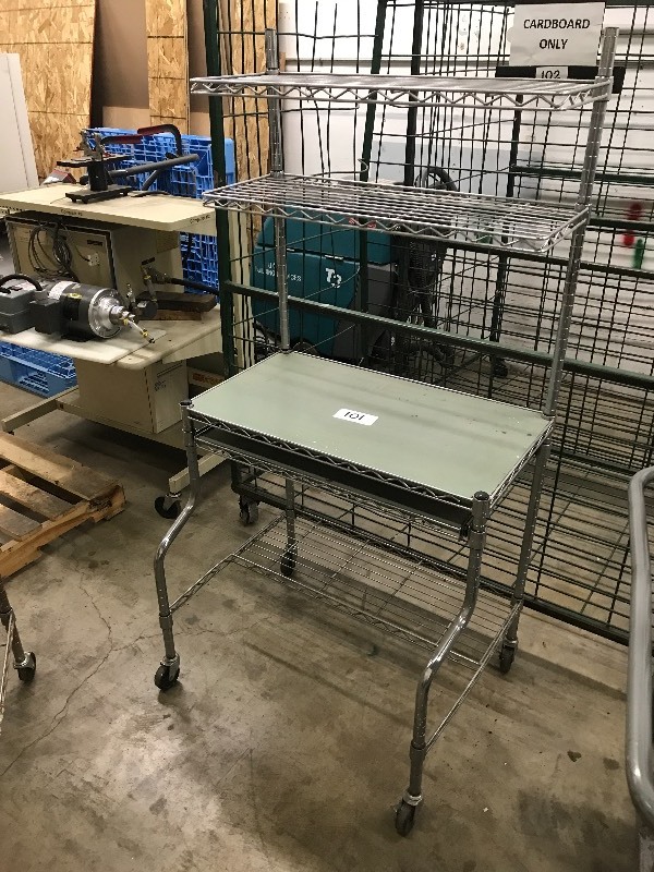 WIRE RACK WORK STATION