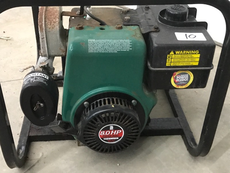 lot 10 image: Coleman Powermate Generator, Tecums...