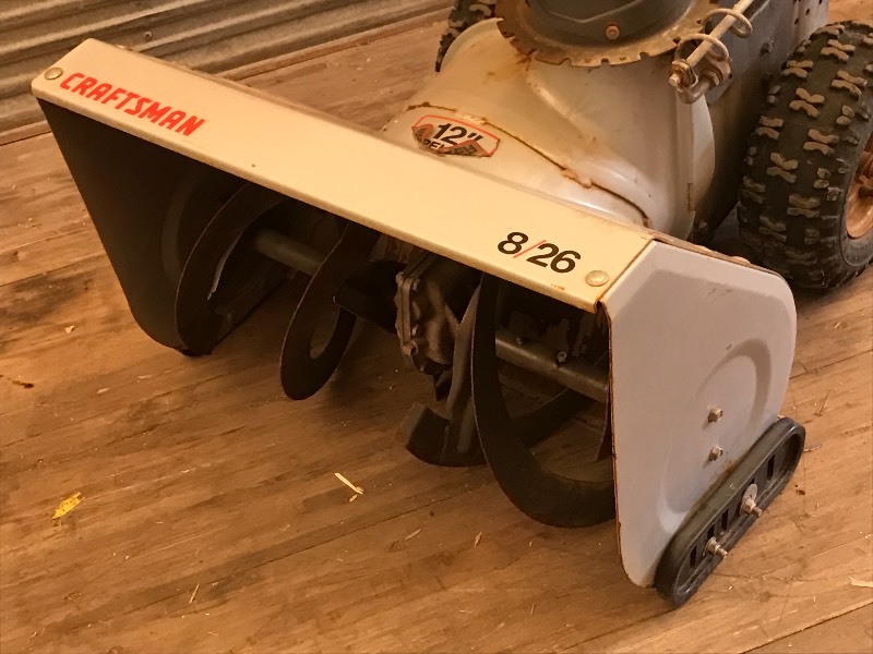 lot 15 image: Craftsman 826 Snow Blower, 8HP Gas...