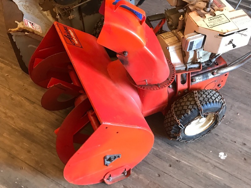 lot 22 image: (2) Tw-Stage Snow Blowers---For Par...
