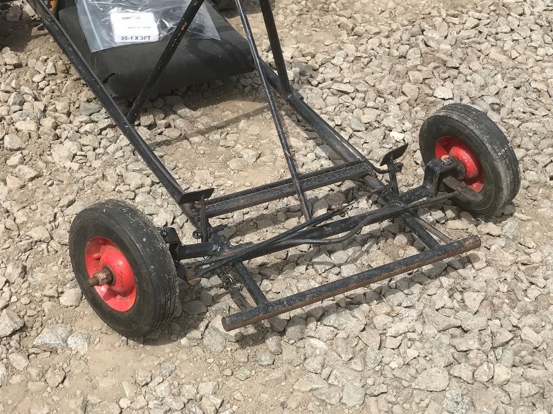 lot 28 image: Homemade Go-Cart Project, Briggs & ...