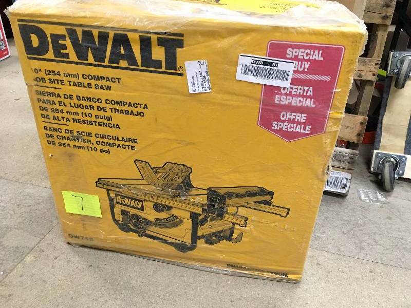 DEWALT 15-Amp Corded 10 in. Compact Job Site Table Saw with Site-Pro Modular Guarding System new