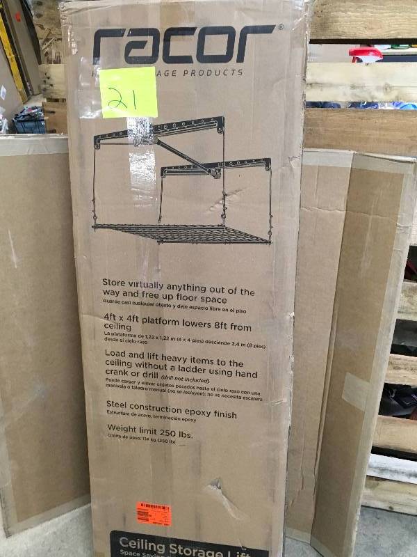 Racor 250 lb. HeavyLift Storage Platform in good condition