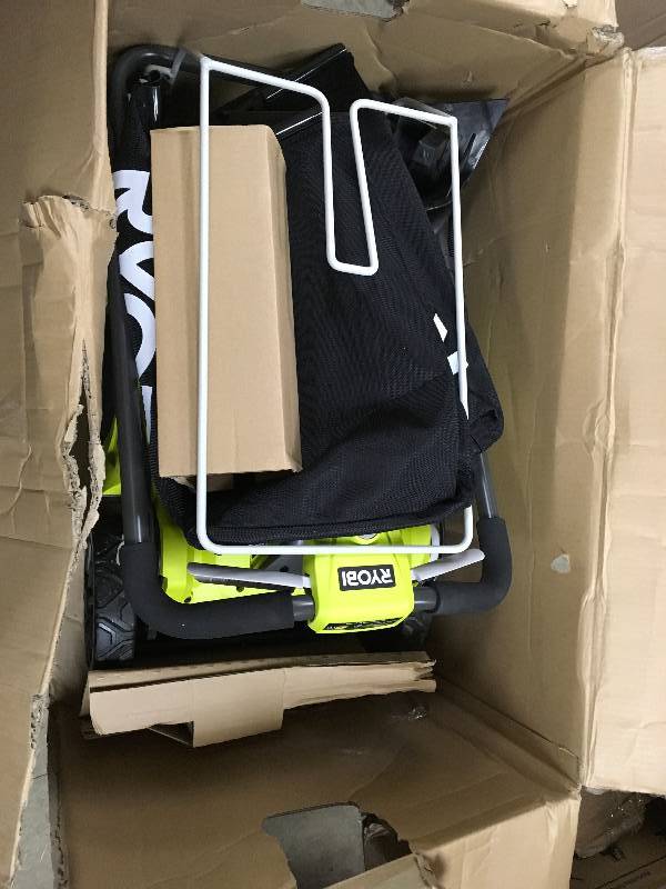 Ryobi 16 in. ONE 18-Volt Lithium-Ion Cordless Battery Walk Behind Push Lawn Mower with Battery and Charger Not Included good condition