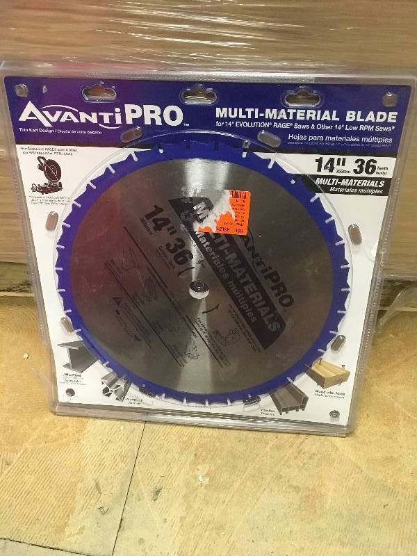 Avanti Pro Multi - Material Blade 14 36 teeth in good condition
