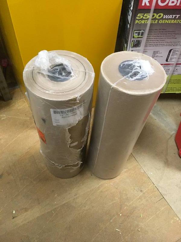 Set of 2 Pratt Retail Specialties 24 in. x 1200 ft. 30# Paper Roll