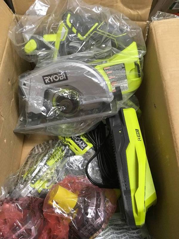 Ryobi 18-Volt ONE Lithium-Ion Cordless Combo Kit (3-Tool) good condition