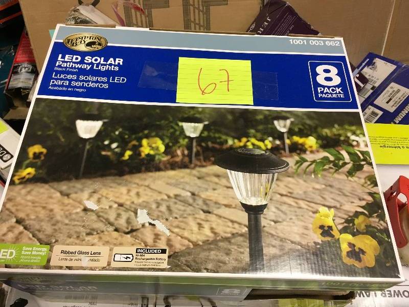 Hampton bay LED solar pathway lights new