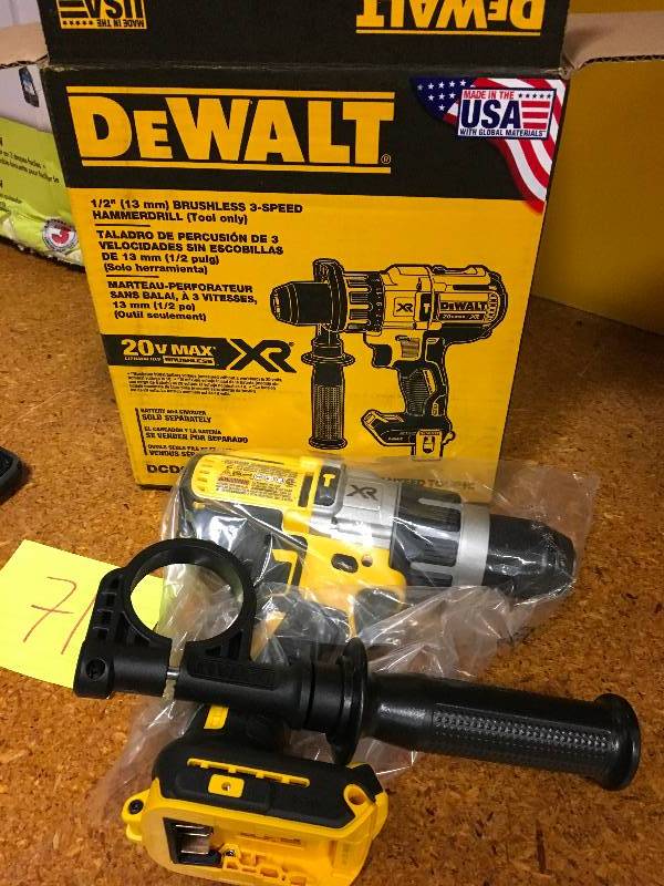 DEWALT 20-Volt MAX XR Lithium-Ion Cordless 12 in. Premium Brushless Hammer Drill (Tool-Only)